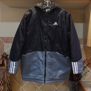 adidas boys winter jacket